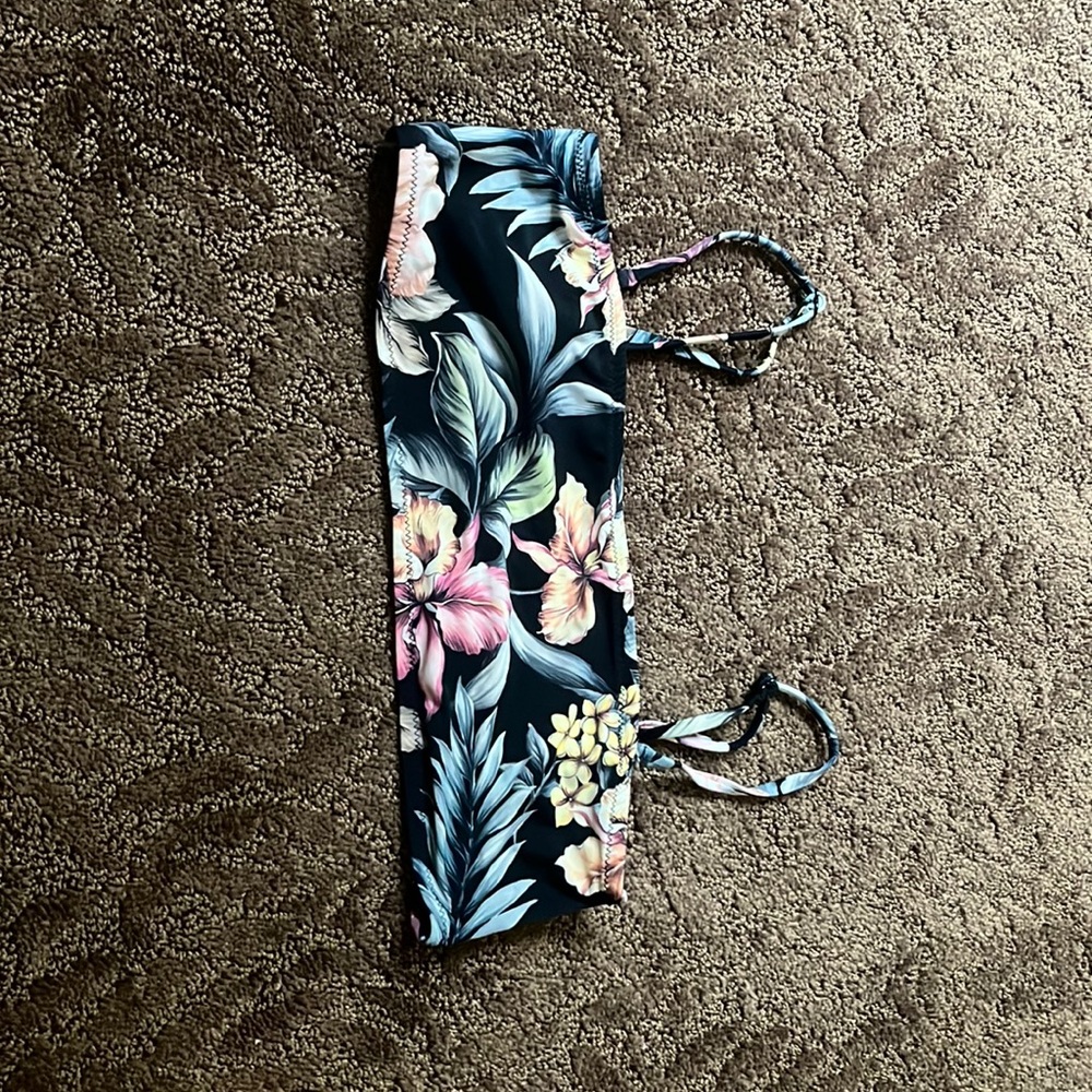 Rhythm size child’s large floral bikini top.